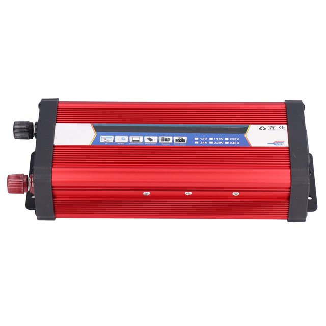 Onduleur de Puissance pour Voiture, Onduleur de Puissance 4000W Convertisseur d'Onduleur Solaire Haut de Gamme