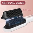 thumbnail image 2 of Cepillo alisador de cabello iónico negativo con 9 configuraciones de temperatura, peine alisador de cabello de calentamiento rápido de 30 s con pantalla LED, cepillo alisador de cabello anti-escaldadu, 2 of 5