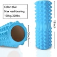 thumbnail image 3 of Foam Roller for Deep Tissue Massager for Muscle and Myofascial Trigger Point Release, Self-Myofascial Release, Physical Therapy & Exercise, Muscle Roller (13 inch, Blue), 3 of 5