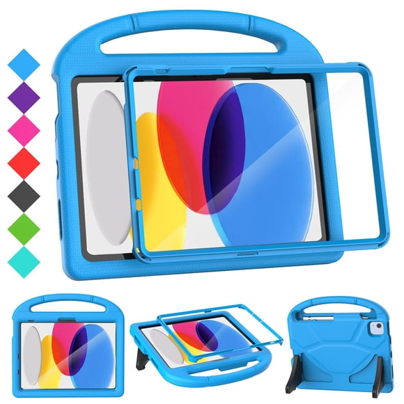Funda Suplik Kids para iPad A16 11 pulgadas 2025 y iPad 10.9 2022 azul