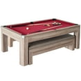 thumbnail image 2 of Hathaway Newport Pool Table Combo Set with Benches, 7-ft, Woodgrain Finish, 2 of 15