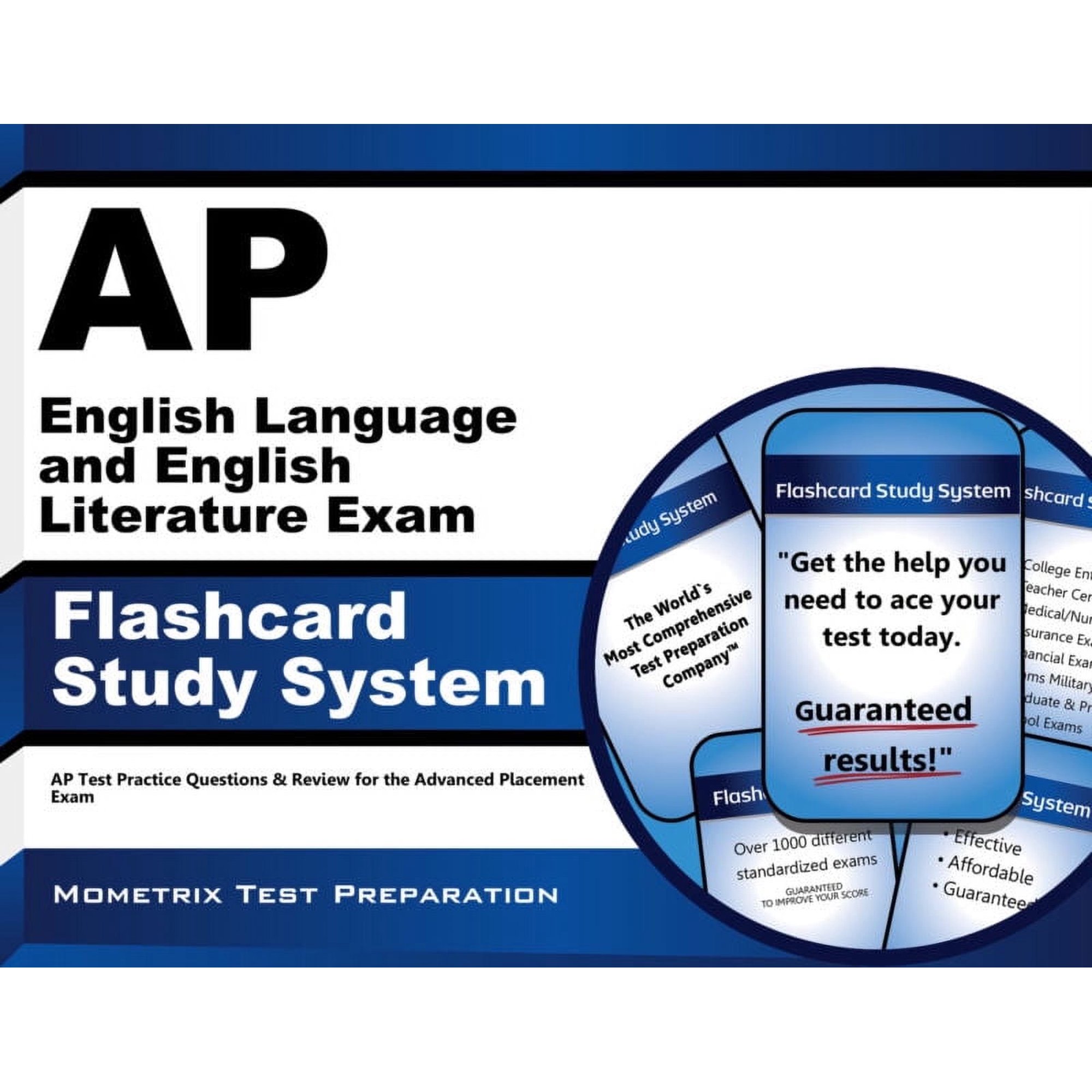 AP English Language and English Literature Exam Flashcard Study System: AP Test Practice Questions & Review for the Advanced Placement Exam (Other)