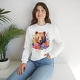 thumbnail image 5 of Unisex Floral Bear Sweatshirt, Animals Sweatshirt, Floral Sweatshirt, Art Design Sweatshirt, 5 of 72