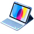 thumbnail image 3 of Bluetooth Keyboard Leather Case For iPad 10th Gen 10.9 2022, 3 of 4