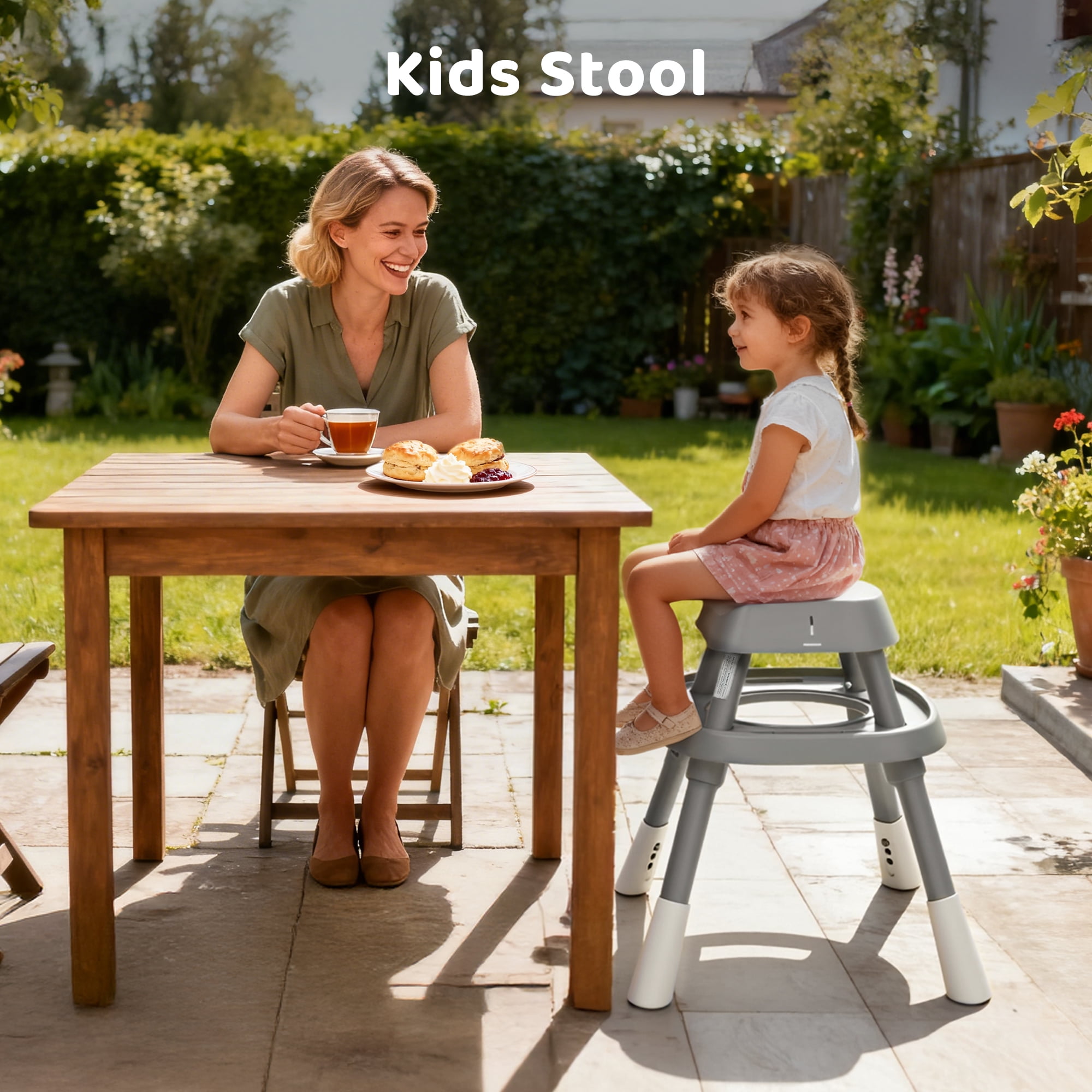 AILEEKISS 15-in-1 Baby High Chair, Toddler Dining Booster Seat with Activity Center, Grey