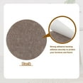 thumbnail image 3 of Round Felt Furniture Pads, 4Pack 3.9" Dia x 0.2" Thick Adhesive Backed Felt Non-slip Anti-scratch Felt Pads Chair Leg Protectors for Protecting Hardwood Floor, Brown, 3 of 7