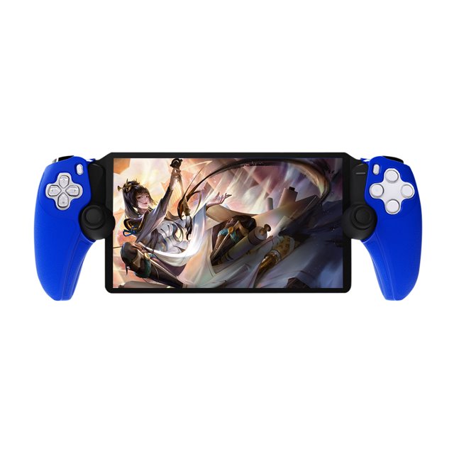 Funda de silicona Controlador anticaída Piel a prueba de polvo para PS5 Portal (Azul)