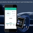 thumbnail image 3 of Lnkoo 116S Smart Watch Heart Rate Watch Waterproof Cellular 1.44" Screen Size Case Wrist Band, 3 of 8