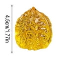 thumbnail image 2 of Glass Walnut Ornament | Glass Figurine Decor for Home Office Living Room | Elegant Desktop Shelf Decoration Piece | Single Pack | Easy to Clean | Unique Housewarming Gift, 2 of 5