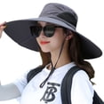 thumbnail image 1 of Sombrero Visera para el sol para hombre Sombrero de pescador Sombrero grande Protector solar UV Sombrero de pescador Sombrero para el sol de verano, 1 of 5