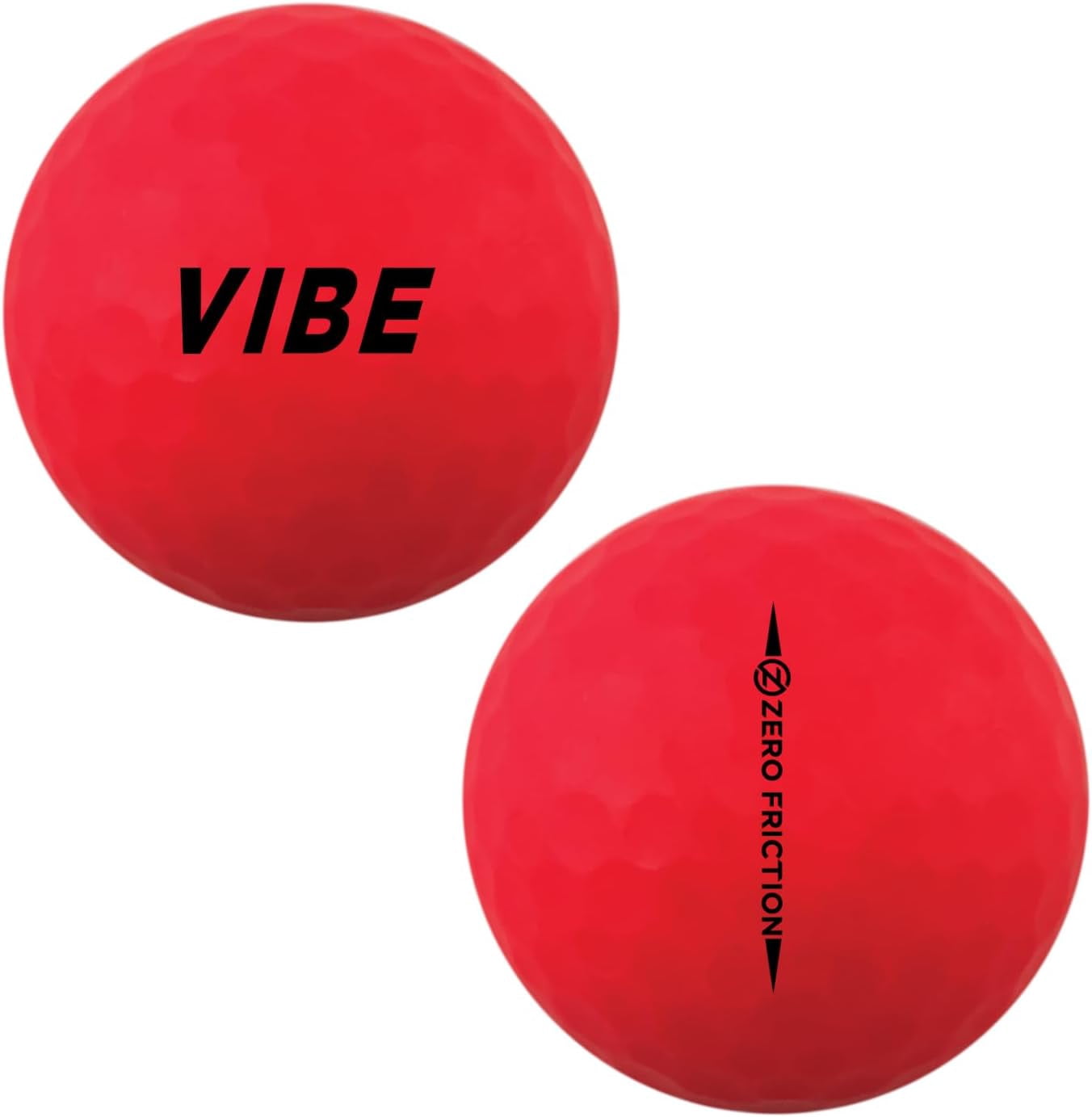 Zero Friction Vibe Multi Colored Golf Balls - 36 Pack