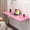 Pink, variant on Wall Mounted High Gloss Folding Table, Wall Desk Fold Down for Small Spaces, Folding Workbench for Laundry Room, Home Office, Kitchen, Bedroom, Home Bar, White (31.5"×15.7")