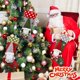 thumbnail image 5 of 3 piezas calcetín navideño adornos navideños regalos bolsas de regalo Santa Claus muñeco de nieve alce árbol de Navidad colgantes calcetín navideño JAMW  Sencillez, 5 of 5