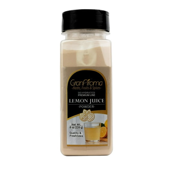 GranAroma Lemon Juice Powder, Tart Flavor, Drinks, Flavoring 8 Ounce