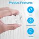 thumbnail image 5 of Door Stops 10 Pieces PVC Door Handle Stopper Door Bumper Silicone Door Anti-Door Handle Protection (Transparent), 5 of 5