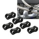 thumbnail image 5 of Abrazaderas Separadoras De Manguera, 10 Piezas Divisor De Línea De Combustible Negro De aleación De Aluminio 6AN Resistente A Productos Químicos Para Líneas De Gas Para, 5 of 7