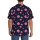 thumbnail image 3 of Fotbe Pink Planets And Stars Camisa Estampada de Manga Corta para Hombre, Casual de Verano, Estilo Playero, Sin Arrugas-Medium, 3 of 5