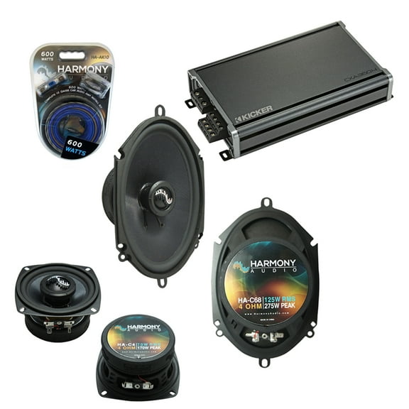 Fits Ford Bronco II 1983-1988 Factory Speakers Upgrade Harmony C4 C68 & CXA360.4