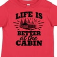 thumbnail image 4 of Inktastic Life is Better at the Cabin with Trees and Moon Boys or Girls Toddler T-Shirt, 4 of 5