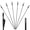Black & White, variant on Runzkzy 29inch Fiberglass 6/12 PCS Archery and Hunting Arrows Combined with Recurve Bows and Arrows