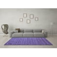 thumbnail image 3 of Ahgly Company Machine Washable Indoor Rectangle Abstract Blue Contemporary Area Rugs, 2' x 5', 3 of 4