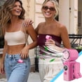 thumbnail image 4 of MTBLYS Portable Mini Fan Hands-Free Clip on Rechargeable 4 Wind Led Display Pocket Size Summer Travel Cooling, 4 of 7