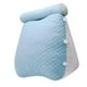 thumbnail image 3 of Almohada triangular en forma de cuña para cabecero, cojín de respaldo ajustable para sentarse azul, 3 of 9