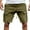 Army Green, variant on Mens Casual Cargo Shorts with Pockets Travel Work Short Pants Lightweight Stretch Shorts for Outdoor, Hiking, and Daily Wear