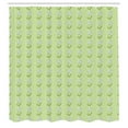 thumbnail image 2 of Ambesonne Spring Shower Curtain, Simplified Chamomiles Plot, 69"Wx75"L, Khaki Earth Yellow White, 2 of 4