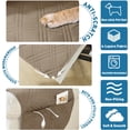 thumbnail image 3 of Wehilion 100% Waterproof Recliner Sofa Cover, Non Slip Recliner Covers for Recliner Chair with Pocket, Washable Reclining Chair Cover Furniture Protector for Kids, Pets Dog Cat (Khaki), 3 of 7