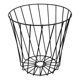 thumbnail image 1 of 1 cubo de basura de metal con forma de paraguas, contenedor de basura separador, sin tapa., 1 of 5