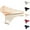 Beige, variant on CHUMUD High Waisted Thongs for Women Nylon Spandex Panties Breathable Soft Stretchy Underwear