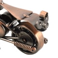 thumbnail image 4 of Riousery Metal Motorcycle Model Decorative Figurine with Rotatable Wheels, Vintage Bronze Iron Ornament for Home Office Desk TV Cabinet Bookshelf Decor, 5.9 Inches / 15 cm, 4 of 5