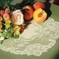 thumbnail image 2 of Heritage Lace HL-1600E-S 16 in. Heirloom Round Doily - Ecru - Set of 4, 2 of 3