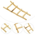 thumbnail image 1 of IFANLANDOR 1Set Tiny Ladder Model Khaki Wood for Mini House Decor and Hobbyists, 1 of 8