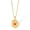red, variant on Gold Turquoise Cat's eye Sun Pendant Necklace Fashion Party Birthday Stainless Steel Jewelry Gift