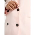 thumbnail image 4 of Scoop Women's and Women's Plus Crepe Slouchy Double Breasted Blazer, Sizes XS-4X, 4 of 5