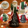 thumbnail image 5 of 12”H Santa Claus Christmas Figurine - Santa Statue Carrying A Holly Christmas Tree, Resin Santa Figurines for Christmas Decorations, Perfect for Nativity Tabletop Gifts or Xmas Figurines Home Decor, 5 of 8
