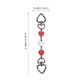 thumbnail image 2 of Extensor de bolso de 3 uds., cadena decorativa para bolso, cadena de corazón, cadena exquisita para bolso, cadena de extensión para bolso FRCOLOR HaoMX16326031, 2 of 6