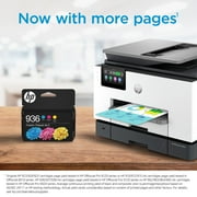 HP Genuine 936 CMYK (Black, Cyan, Yellow, Magenta) Original Ink Cartridge 4-Pack