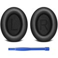 thumbnail image 1 of Almohadillas de repuesto Meliya para auriculares Bose QuietComfort 35 y QuietComfort 35 II. Almohadillas de cuero proteico suave y espuma aislante de ruido para Bose QC 35ii/35/25/15, 1 of 8