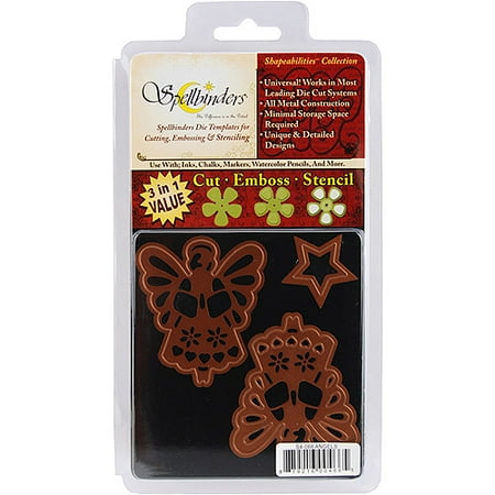 Spellbinders Cutting & Embossing Dies 4X4.25, Angels