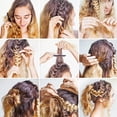 thumbnail image 4 of 400 horquillas para el cabello de 2 pulgadas, color negro, horquillas finas de sujeción segura para mujeres, pinzas para el cabello onduladas invisibles a granel con cajas transparentes, pin, 4 of 5