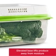 thumbnail image 4 of Rubbermaid FreshWorks Clear Food Storage Containers, Medium & Large, 12 Piece Set, 4 of 7