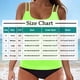 thumbnail image 3 of Trajes de baño Amzcrzy Tankini para mujer, trajes de baño, moda para mujer, bikini sólido sin mangas, traje de baño push-up, traje de baño acolchado, conjuntos de blusa de traje de baño rosa, S, 3 of 6