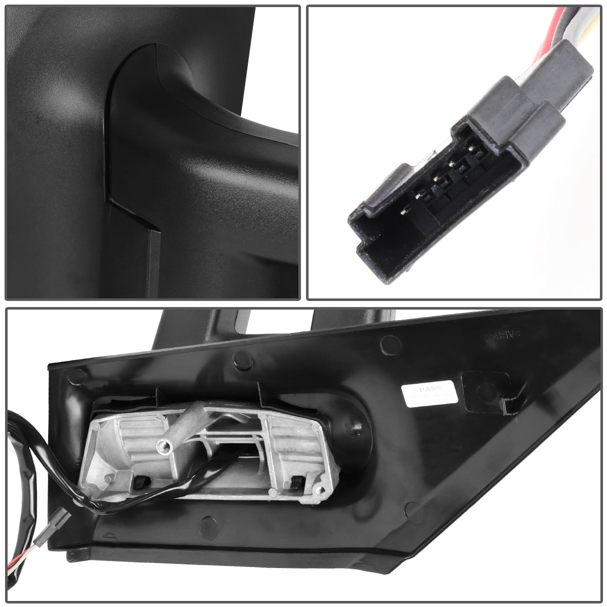 DNA Motoring Powered, Heated, Signal Driver Side Mirror for 2010-2014 Mercedes Benz Sprinter Dodge