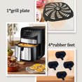 thumbnail image 5 of Air Fryers Pad Air Fryers Plate Square Air Fryers Tray Grilling Plate Multifunctional Cooking Tool for GAF798 Air Fryers, 5 of 8