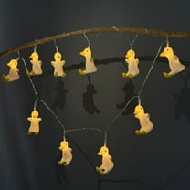 1.65M 10LEDs Cute White Swiming Duck Fairy String Lights Battery Operated for Bedroom Birthday Christmas Decoration