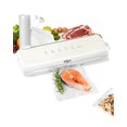 thumbnail image 1 of HBN Vacuum Sealer Compact Food Vacuum Sealer Machine Automatic Kitchen Food Sealer Countertop Double Heat Seal Built-in Cutter with 1 Roll & 20 Bags, 1 of 8