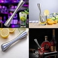 thumbnail image 3 of Nvzi Machacador de 8" para cócteles, machacador profesional de acero inoxidable para bitters tradicionales, para crear mojitos, margaritas, bebidas a base de menta y frutas, 3 of 5